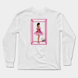 Pink Box Long Sleeve T-Shirt